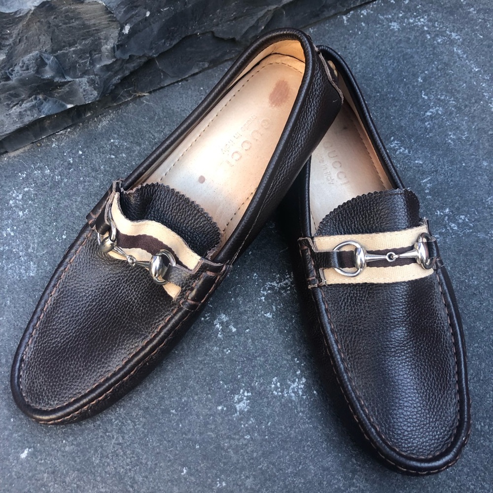 Gucci Dark Brown horsebit Loafers